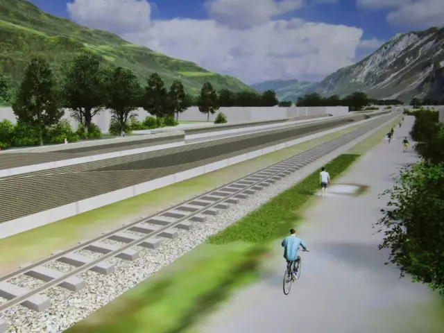 3D-Modell der Lärmschutzwand des Architekturbüro  Wakonig Wien | Foto: Tatschl