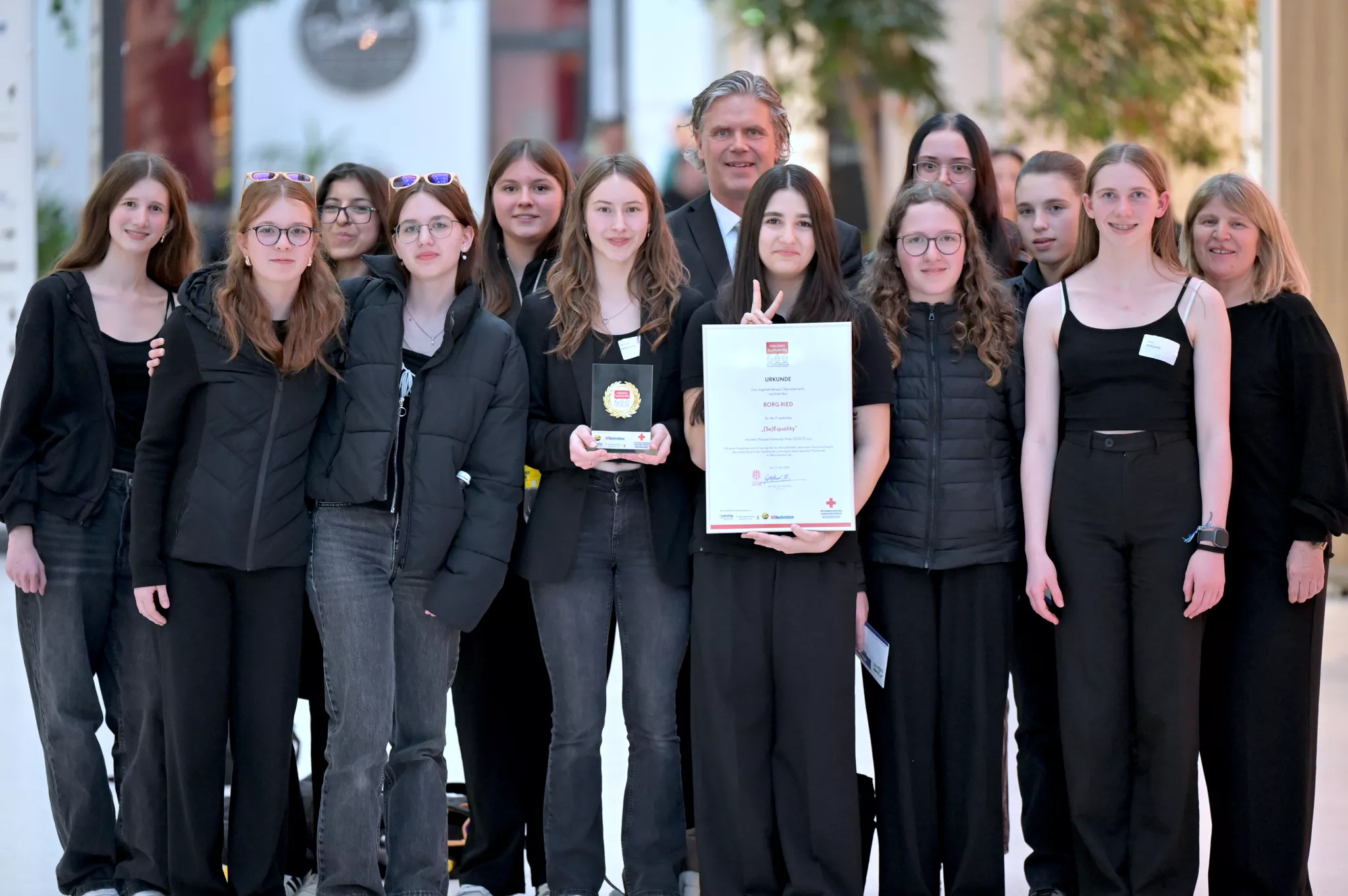 Platz zwei beim Mission Humanity-Preis: Borg Ried will sich für blinden ...