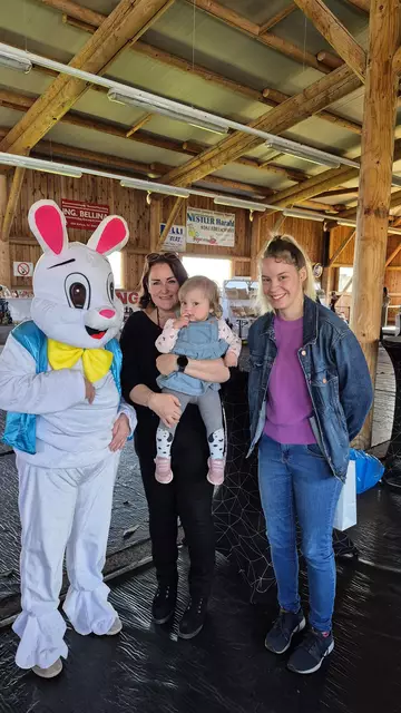 Der Osterhase durfte in Edelschrott auch nicht fehlen. | Foto: VP Frauen Edelschrott
