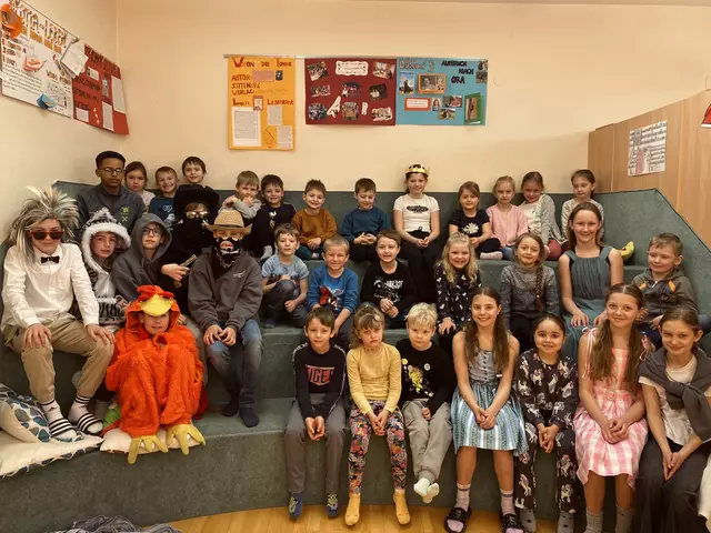 Die SchauspielerInnen der Mittelschule Ulrichsberg. | Foto: MS Ulrichsberg