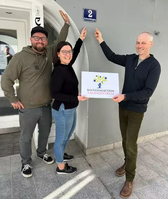 Rene Wieland, Eva Schwarz, Stefan Hindinger (v.l.). | Foto: Mosaik
