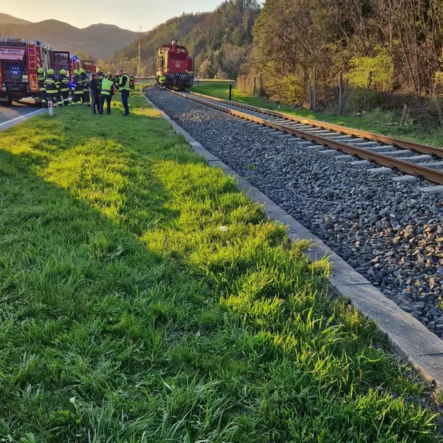 Die Strecke war gesperrt, auch die B70 war nur einspurig befahrbar. | Foto: FF Köflach