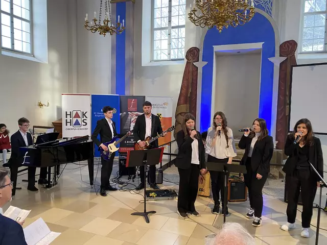 Die Schulband "Out of Order" der HAK/HAS OP komponierte und schrieb sogar einen eigenen Song für die Veranstaltung