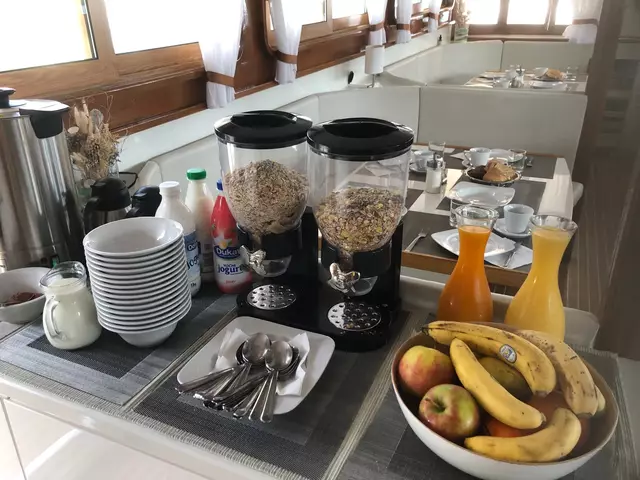 Der Tag beginnt mit einem herrlichen Frühstück. | Foto: Herbert Schöttl