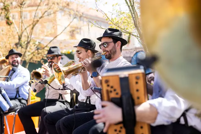Die Beggl Musi bei der Eröffnung. | Foto: IAI