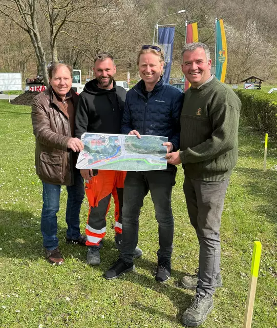 Baustart für den Radweg zum Bahnhof Wiesen-Sigleß. | Foto: Marktgemeinde Wiesen