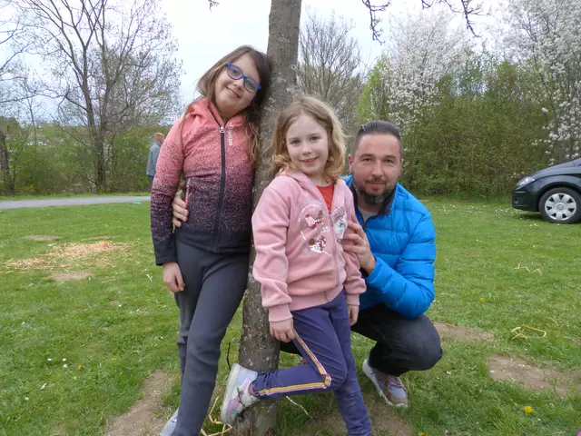 Die Kids genossen einen gemütlichen Familientag am Stoober Spielplatz. 