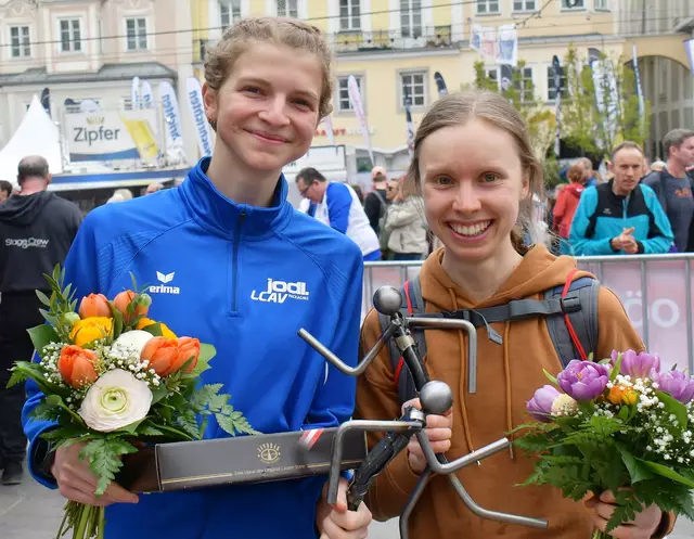 Amelie Muss 2. Rang (li) und Kerstin Springer Rang 1