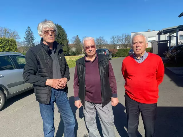 In Vertretung der Hofradler: Joe Keszei, Adolf Dax und Helmut Reehl. | Foto: Anna Maria Kaufmann
