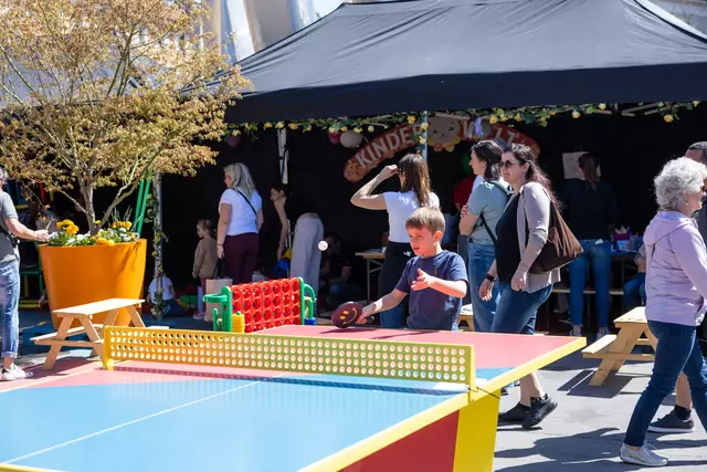 Die Kinderwelt am Marktplatz hat bis 17 Uhr geöffnet. | Foto: IAI