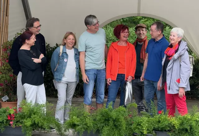 Werner Freihofner, Ulli Freihofner-Mödlagl, Kristin Renieri, Andreas Ostermann, Irene Ostermann, Bernhard Schmalz, Michael Dean, Anna Kontur (v. li.). | Foto: #five
