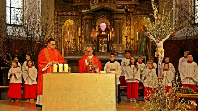 Palmweihe in Bad Ischl. | Foto: Hörmandinger
