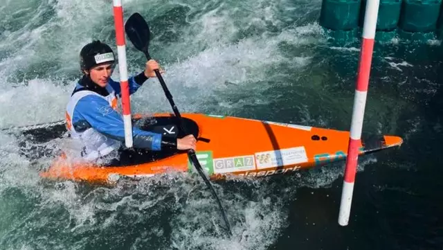 Jonas Schmidt, Wildwasser-Slalom | Foto: Kanu Club Graz