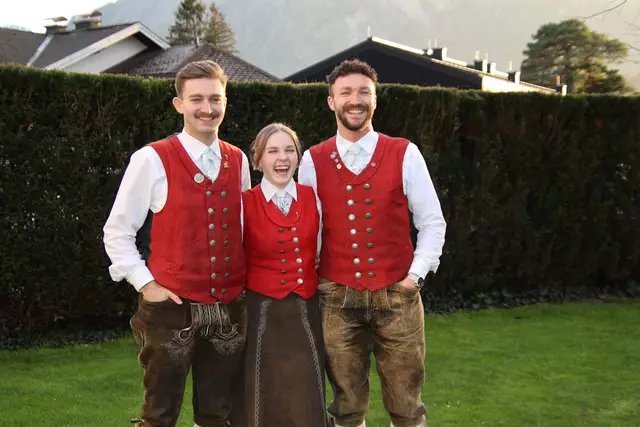 Johannes (Tenorhorn), Paula (Klarinette), Tobias (Posaune).