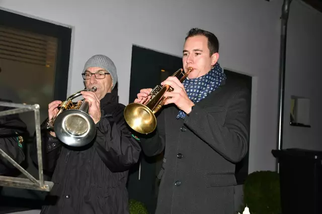 Gibt in Lichtenwörth den Ton an: Manuel Zusag (r.) wurde Bürgermeister, kurz bevor die Pandemie zu wüten begann. | Foto: Zezula