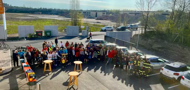 Die fleißigen Helfer. | Foto: Gemeinde Wöllersdorf-Steinabrückl