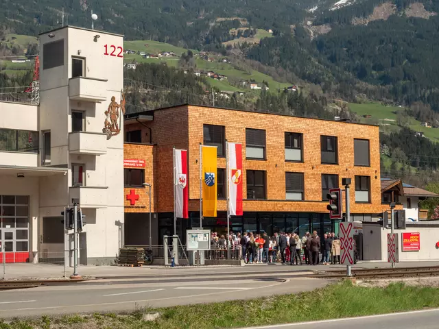 Das neue Gebäude direkt neben der Feuerwehr Kaltenbach.

 | Foto: RK Schwaz