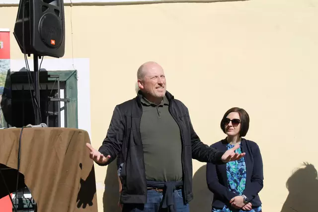 Bezirkshauptmann Valentin Pühringer und Landtagsabgeordnete Stefanie Hofmann | Foto: Meßthaller