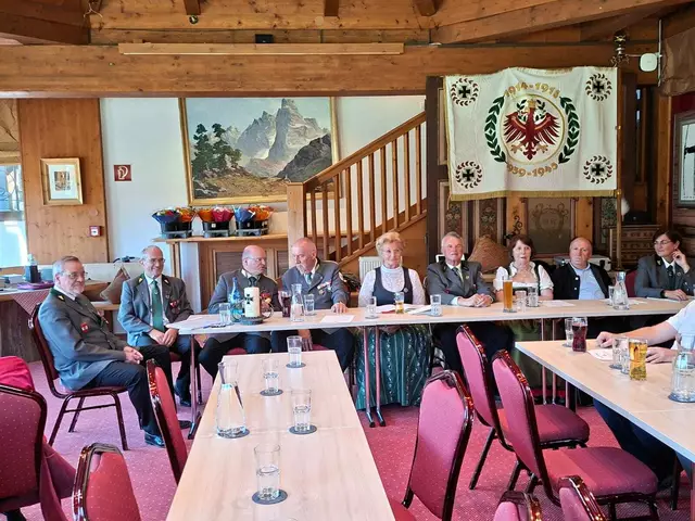 Die Kameradschaft Kitzbühel hielt im Hotel Radmushof seine Jahreshautpversammlung ab | Foto: Kameradschaft Kitzbühel