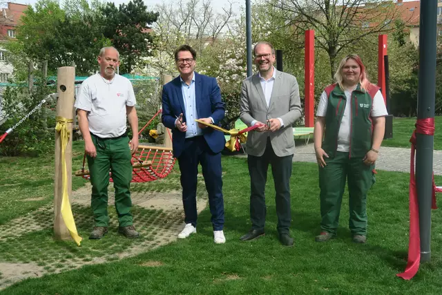 Der Rohrauerpark wurde am Montag eröffnet.  | Foto: Patricia Hillinger/MeinBezirk
