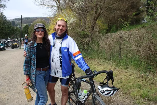 Miri und Ronny, der mit dem Rad aus dem Burgenland kam.
 | Foto: mc
