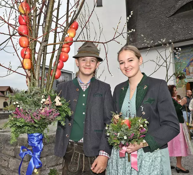 Palmweihe in der Wallfahrtskirche Maria an der Straße in Pfandl. | Foto: Hörmandinger