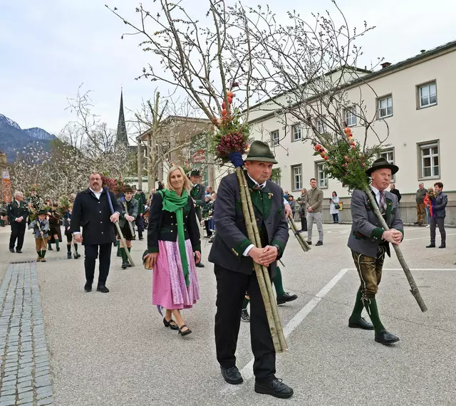 Brauchtum: Palmweihe in Bad Ischl. | Foto: Hörmandinger