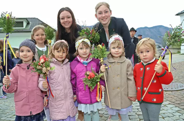 Schöne Tradition: Palmweihe in Ebensee. | Foto: Hörmandinger