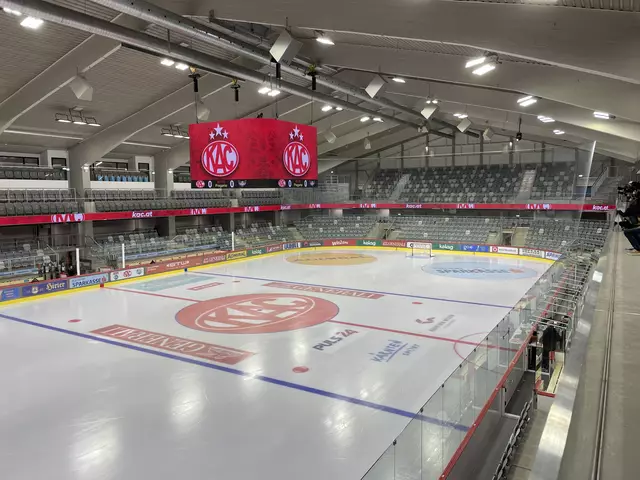 Der KAC und die Rotjacken-Fans begehen den Saisonabschluss 2024/25 mit einer Zusammenkunft im Foyer der Heidi Horten Arena. (Archivfoto) | Foto: MeinBezirk.at