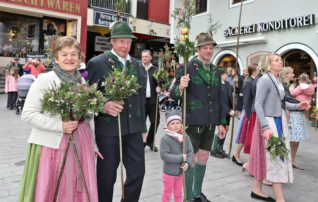 Schöner Brauch: Palmweihe in St. Wolfgang. | Foto: Hörmandinger