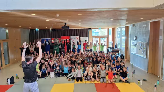 Zahlreiche Schulkinder waren beim Sumiday dabei. | Foto: VS Kaindorf