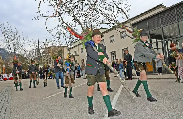 Brauchtum: Palmweihe in Bad Ischl. | Foto: Hörmandinger