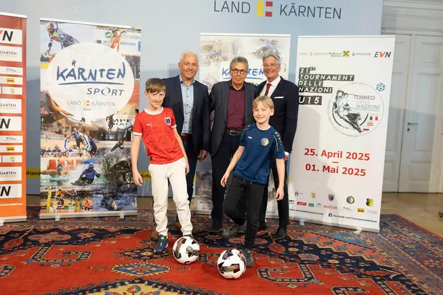 Von 25. April bis 1. Mai dieses Jahres findet zum 21. Mal das internationale Fußballturnier der Nationen statt. | Foto: LPD Kärnten/Peter Just