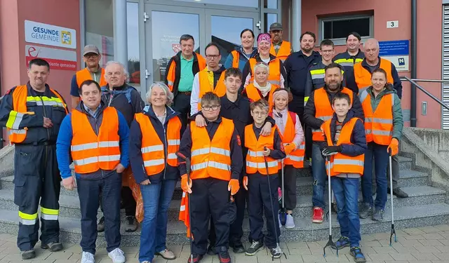 Die Putzkolonnen waren wieder eifrig. Hier: Warth. | Foto: Josef Kerschbaumer/Warth
