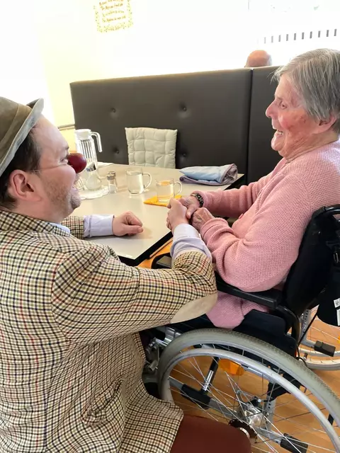 Dr. Paul Pümpel im Heim Santa Katharina. | Foto: Heim Santa Katharina