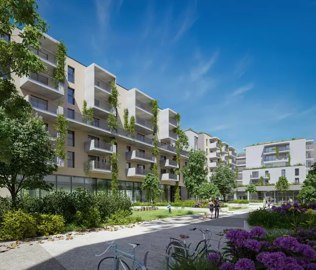 Der Innenhof in der Muthgasse soll zu einer grünen Oase werden.  | Foto: GERNER GERNER Plus
