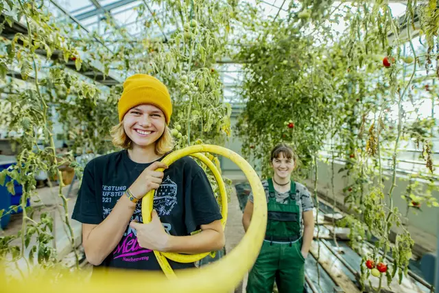 Gartenbau ist eine der Ausbildungsmöglichkeiten, die am Campus Oberrain in Unken angeboten werden. | Foto: Oberrain anderskompetent