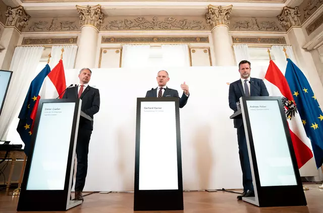 Der kriminalpolizeilichen Anzeigebericht 2024 wurde am Montagvormittag präsentiert. | Foto: GEORG HOCHMUTH / APA / picturedesk.com