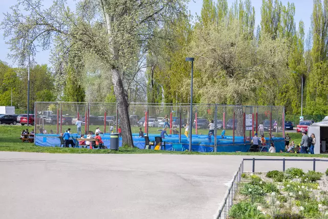 Das Trampolin im Donaupark. | Foto: René Brunhölzl/MeinBezirk