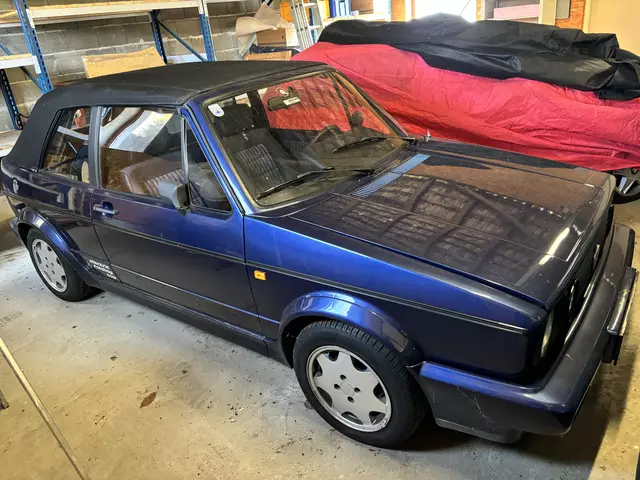 Der VW Golf 1 Cabrio von Karin Holas, Baujahr 1991 | Foto: Daniel Schmidt