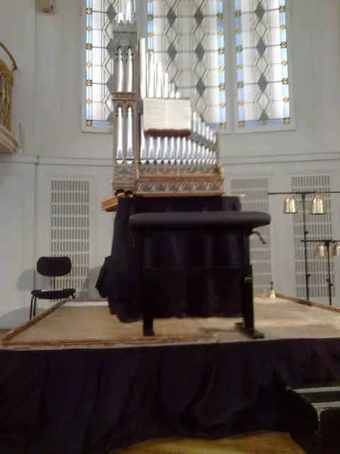 07. Instrumentenschau, Resonanzen 2019: eine Tischorgel | Foto: Cristina Silvano