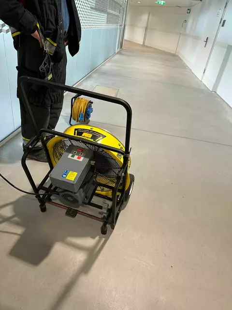 Die Feuerwehr setzte einen Druckbelüfter in der Klinik Oberwart ein. | Foto: Stadtfeuerwehr Oberwart