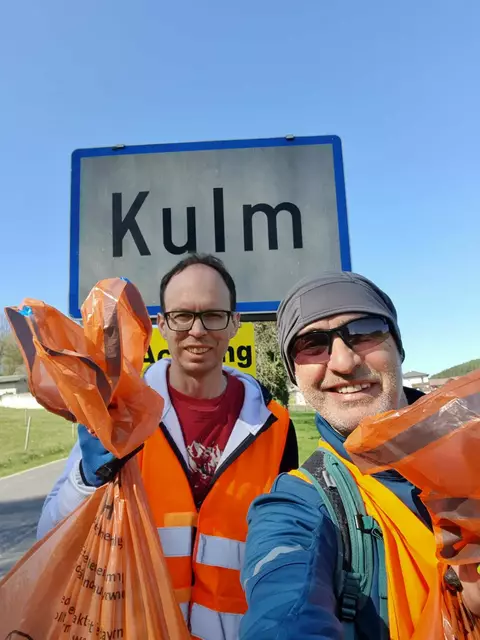 Leider lag viel zu viel Müll im Grünen. | Foto: Josef Kerschbaumer/Warth