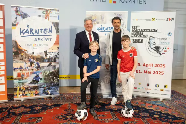 Die österreichische U15-Auswahl hat das Turnier im Vorjahr gewonnen und geht als Titelverteidiger ins Rennen. | Foto: LPD Kärnten/Peter Just