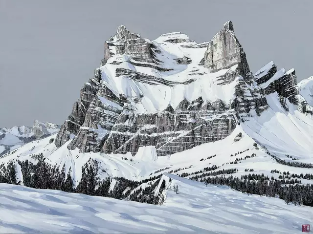 Für Bilder wie dieses wird Marcello Nebl "Maler der Berge" genannt. | Foto: Robert Pacher