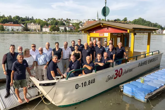 Im Vorjahr feierte die Radfähre Ennsegg 30-jähriges Jubiläum. | Foto: Team Fotokerschi.at/Draxler