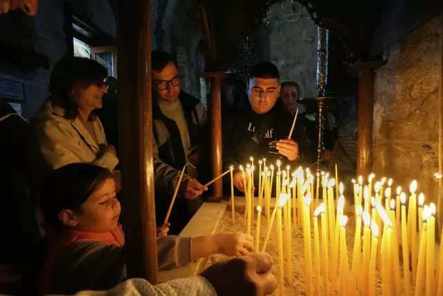 Auch Tausende orthodoxe Wienerinnen und Wienern feiern am Sonntag das Osterfest. (Symbolfoto) | Foto: Petros Karadjias / AP / picturedesk.com