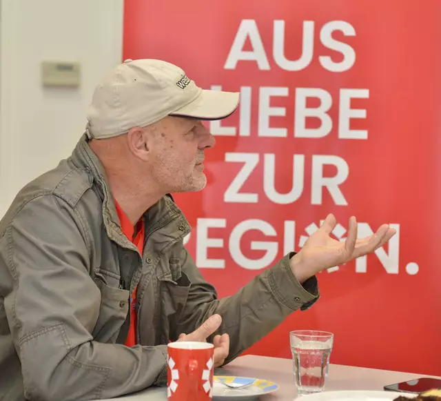 Thomas Nemeth hat starke Argumente für einen Neubau der Eissportanlage. | Foto: Sascha Trimmel