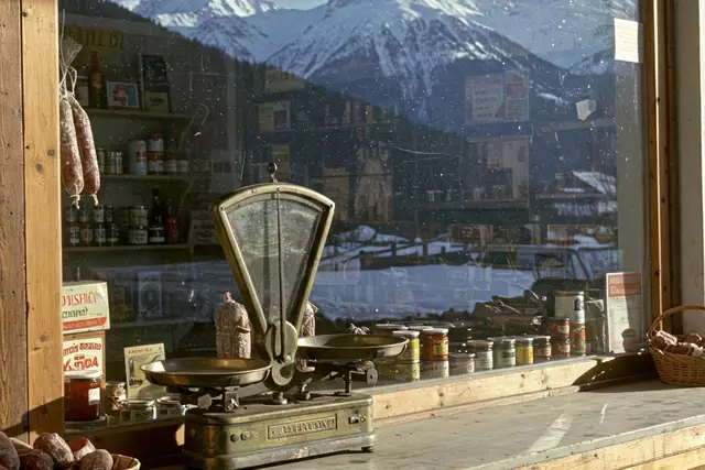 Anfang 1976 ereignete sich im Oberinntal ein besonders brutales Verbrechen. Der Tatort war ein kleines Geschäft neben einer Tankstelle.  | Foto: KI Imagen 3 /MeinBezirk Tirol