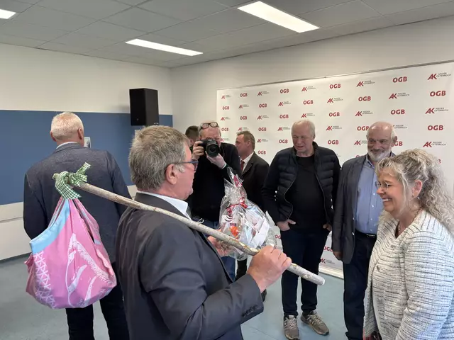 Ein paar originelle Begrüßungsgeschenke durften natürlich nicht fehlen. | Foto: Bernhard Schabauer